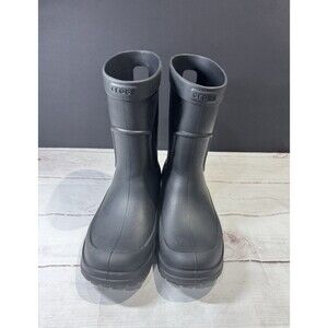 CROCS Men's AllCast Rain Boots Black Rubber Size 8 Medium